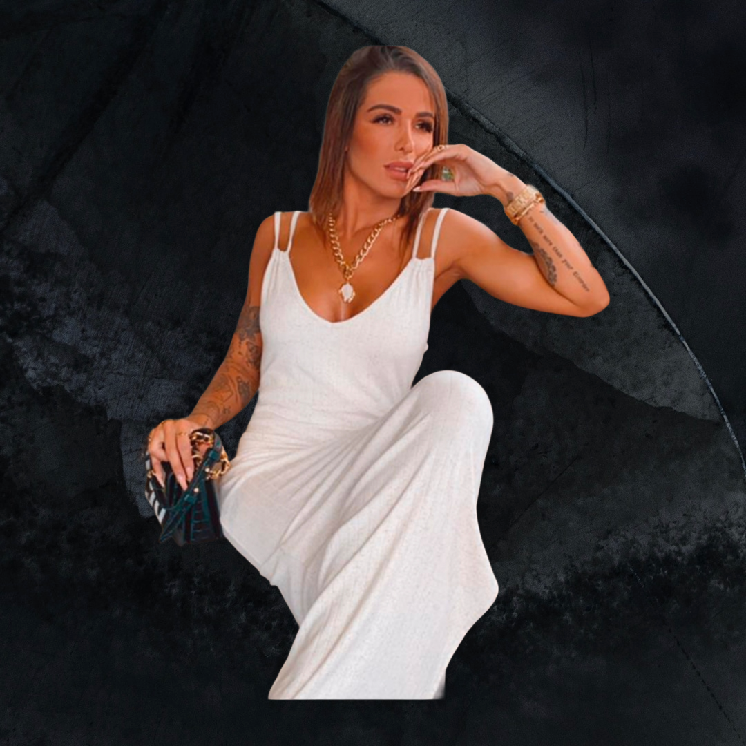 Strap Long Cotton Dress