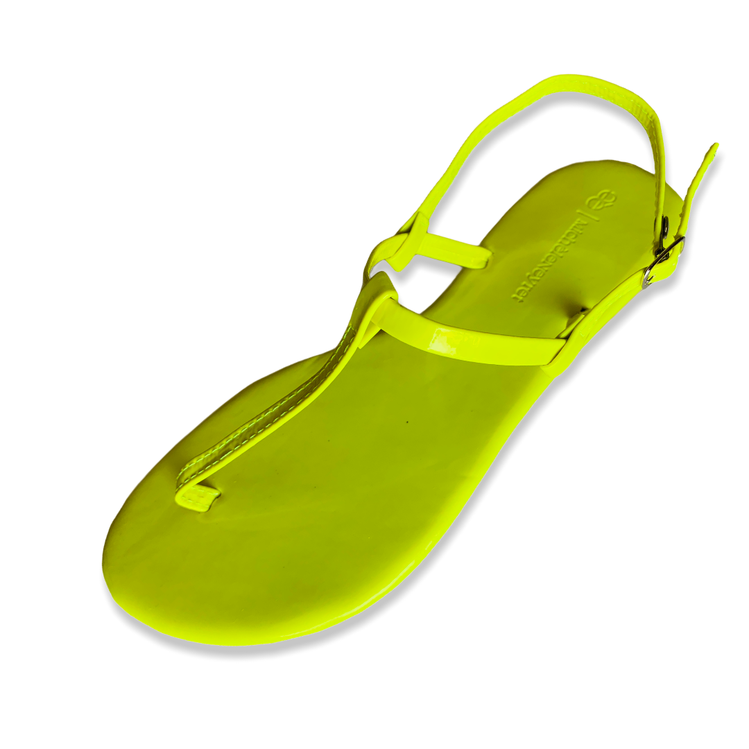 Strapped Neon Sandals